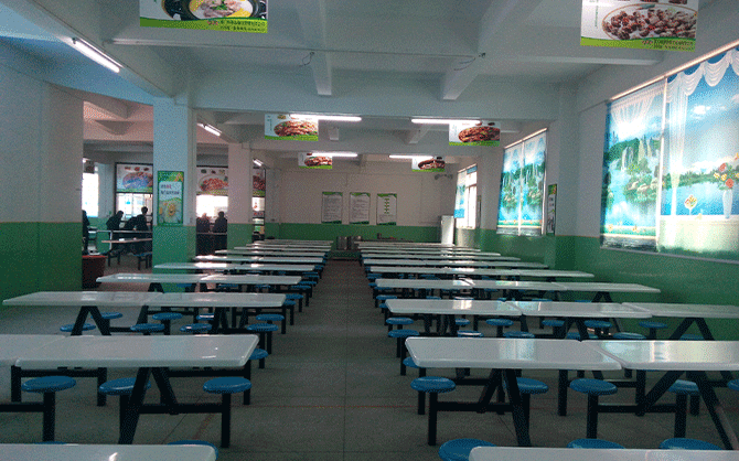 晉江嘉年華公司,晉江嘉年華公司食堂圖片,晉江嘉年華公司食堂環境,味萊客餐飲公司,食堂圖片